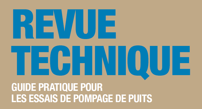 Guide pratique pour les essais de pompage de puits