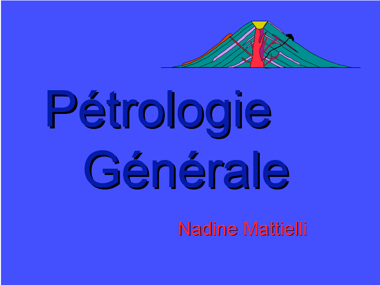 Pétrologie générale