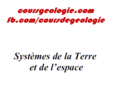 Couverture — Systèmes de la terre et de l'espace