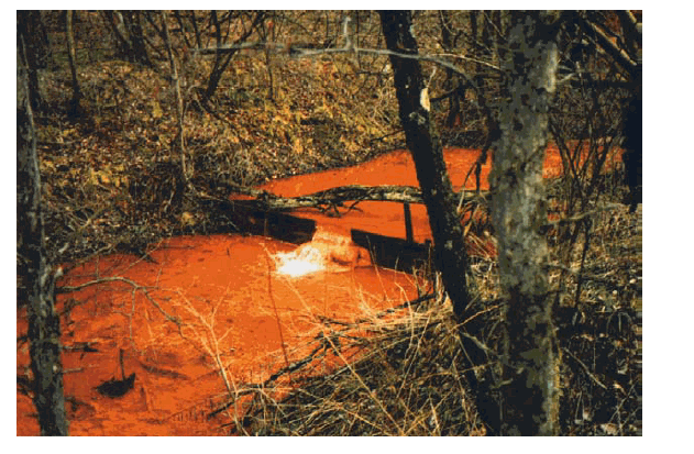 Fig 14:&nbsp;Acid Mine Drainage