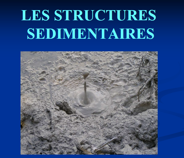Les structures sédimentaires